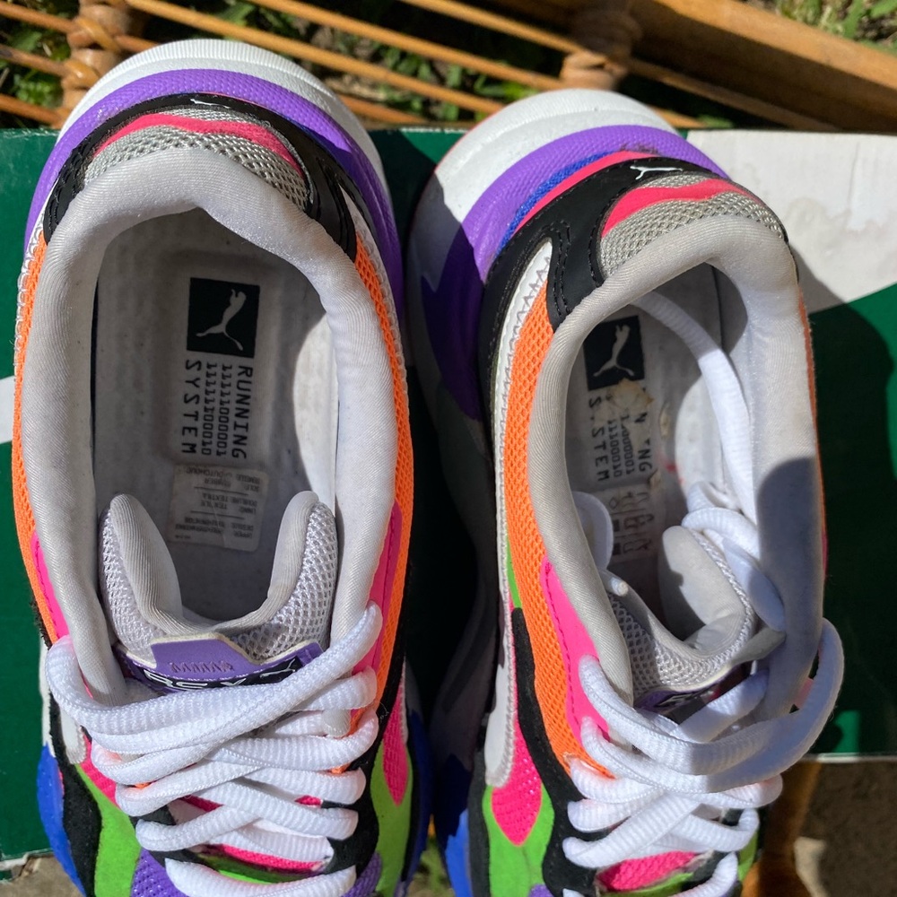 Puma Women's Sneakers - Purple, Green, Black - Picture 6 of 6